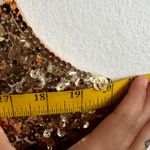 Gold Sequin Tank Top,‎ Y2K, Clubwear, Indie Sleaze, Glam, 2000s, 3X Photo 4