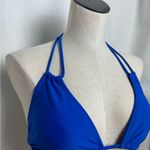 No Boundaries  Blue Halter Bikini Top large NWOT Photo 1