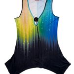 Simply Aster by Firmiana Sleeveless Smocked Maxi Dress Size Large Blue Photo 9