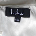 Lulus NWOT ~  Make It Tropical White Sleeveless Fringe Midi Dress ~ Women's SMALL Photo 9