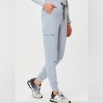 FIGS Zamora High Waisted Dusty Blue Joggers Scrub Pants Womens XXL Tall Nurse Photo 5