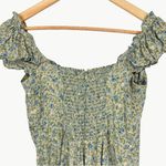 Reformation Women's Pacey Fit & Flare Mini Dress | Sz 6 | Sprite Green Floral Photo 10