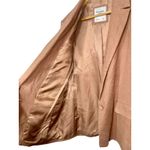 Abercrombie & Fitch Brown Tan Linen Long Sleeve Blazer Suit Coat Jacket Womens S Photo 4