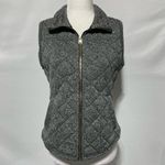 Abercrombie & Fitch Full Zip Quilted Vest Heather Grey Size Medium Photo 9