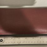 Michael Kors Jet Set Travel Large Leather Continental Wallet Burgundy Wristlet Photo 1