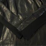 Lafayette 148 Womens Black Leather Jacket Size 4 Minimalist Quiet Luxury Capsule Photo 5