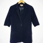 Elizabeth and James Bloomingdale’s Black Elbow Sleeve Blazer Jacket Size 6 Photo 1