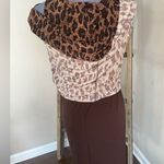 Like New Lauren Ralph Lauren Leopard Print Boat Neck Side Ruched Sheath Dress Brown Size 6 Photo 5