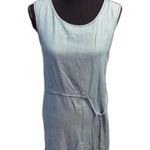 Skies Are Blue Soft Denim Sleeveless Dress Waist tie Womens Size Small Photo 0