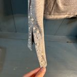 Laundry by Shelli Segal Light Grey Long Sleeve Top | Size Large Photo 4