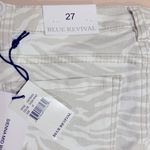 Blue Revival sienna tiger with stripes jeans Size 27 Photo 3