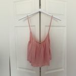 Free People Free to Be Blush Pink Cami Tank Swing Crop Tank Top Size Large Photo 7