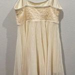 DOUBLE PLATINUM PERFORMANCEWEAR Ivory Sequin Ballet Dress Tan Photo 1