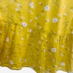 Old Navy Teen Girls 14/16 Floral Maxi Dress Y2K Cottage Farmhouse Milkmaid Boho Yellow Photo 2