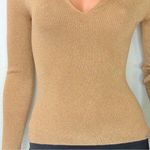 J.Crew  Glitter Disco Glam Johnny Collar Rib Knit Top XS Long Sleeve Studio 54 Photo 6
