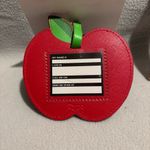 Typo NYC Luggage Tag for Bags or Suitcase Red Apple Photo 1