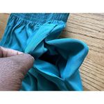 Vintage 90s Two Piece Lifestyle Green Pant And Jacket Set Open Front Shoulderpad Size 14 Photo 12