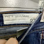 Rag and Bone Blue Dark Wash Denim Tomboy Low Rise Fitted Distressed Jeans 27 Photo 3