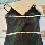 Topshop Lace Maxi Fishtail Slip Dress Green Print Size US 4 Photo 10