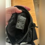 BLANK NYC  Women's Black Faux Leather Jogger Pants Drawstring Elastic Waist‎ Sz 26 Photo 6