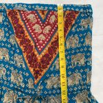 Angie 121 Strapless Shorts Boho Elephant Romper Size Medium Photo 5