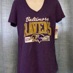 NFL Ladies Size Medium Baltimore Ravens Team Apparel  Purple NWT Photo 0