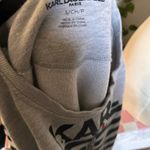 Karl Lagerfeld  Gray and Black Eiffel Tower Sweater Photo 4