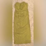 House Of CB NWOT  Adrienne Lime Green Strapless Dress sz XL Photo 3