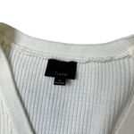 Lumiere Cream Chunky Cable Knit V Photo 2