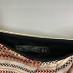 ZARA  Crop Top Women's Medium Bralette Wide Strap Woven Tapestry Fabric Boho fest Photo 3