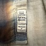 Lucky Brand  flannel snap closure top, size XXL Photo 10