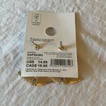 Gap : Gold Tone/Red Holiday Bell Earrings- Christmas Photo 2