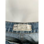 Free People Embroidered Graphic Skinny Low Rise Jeans Light Wash Blue Size 26 Photo 2