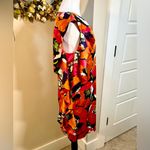 Ted Baker Winx Poppy Print Ruffle Sleeve Shift Exposed Zip Dress Sz 4/6 Photo 4