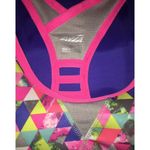 Avia NEW Womens Pink Print Matrix Active Sports Bra Celestial Jumble XS 0/2 Photo 3