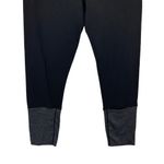 Lululemon Crop Leggings Black Gray Colorblock High Rise Athletic 6 Photo 2