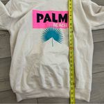 Alla Berman Palm Beach Boyfriend Sweatshirt Tan S Photo 6