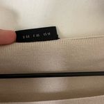 Akris  100% Wool Square Neck Long Sleeve Light Sweater Beige Size 14 Photo 3