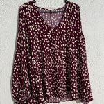 crimson red top Photo 0