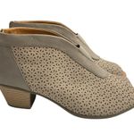 Earth Origins  Nubuck Peep-Toe Booties Carden Granite size 8M Photo 2