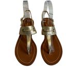 Kate Spade  Carolina T-Strap Leather Sandals Ankle Strap, Sz 6.5 Photo 1