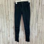 joe's jeans Joe’s Jeans Ruched Ankle Skinny Coated Jet Black Photo 19