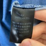 3/$30 Lulus | Chambray Halter Neck Lace Up Back Mini Dress S Blue Photo 4