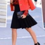 CAbi Sweater Knit Dessert Skirt Style 170 Licorice Black Size Medium Photo 15