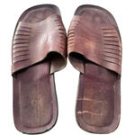 Tommy Bahama  Vero Cuoio Brown Leather Slip On Slide Sandals Size 12 Photo 0