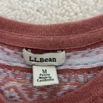 L.L.Bean Women's Cashmere Sweater, Crewneck Fair Isle size medium Photo 1