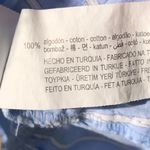 ZARA Blue Cotton Striped Long Sleeved Mini Shirt Dress S Photo 7