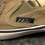 LA Gear Canvas Slip Ons 8.5 Green Photo 4