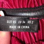 Dark Pink Strapless Ruffle Top Size XS Photo 1