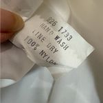 Vintage White Lace Petticoat Slip Skirt Medium Elastic Waist Tulle Ruffle Bridal Photo 10